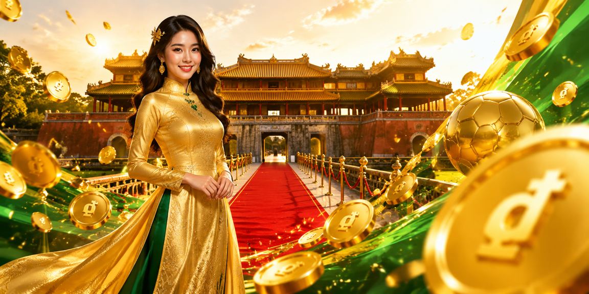 Người dùng tại Huế mặc áo dài đăng ký tài khoản và kiểm tra ưu đãi nền tảng